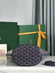 Okify Goyard Belharra Bag In Dark Blue 18x14x24cm  - 5