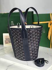 Okify Goyard Belharra Bag In Dark Blue 18x14x24cm  - 3