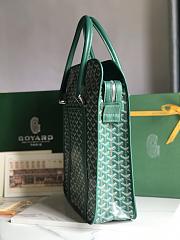 Okify Goyard Bourgogne Bag In Green 35x39x11cm  - 4