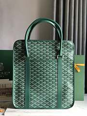 Okify Goyard Bourgogne Bag In Green 35x39x11cm  - 1