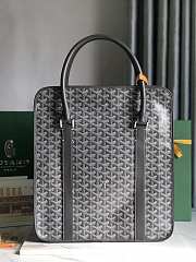 Okify Goyard Bourgogne Bag In Grey Gray 35x39x11cm  - 6