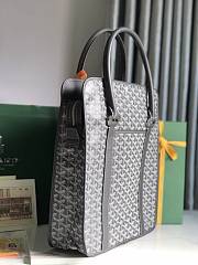 Okify Goyard Bourgogne Bag In Grey Gray 35x39x11cm  - 2