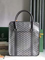 Okify Goyard Bourgogne Bag In Grey Gray 35x39x11cm  - 1