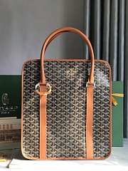 Okify Goyard Bourgogne Bag In Brown 35x39x11cm  - 3