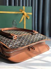 Okify Goyard Bourgogne Bag In Brown 35x39x11cm  - 5