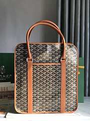 Okify Goyard Bourgogne Bag In Brown 35x39x11cm  - 1