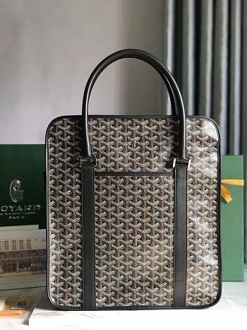 Okify Goyard Bourgogne Bag In Black 35x39x11cm 