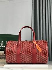 Okify Goyard Barrel 40 Sports Bag In Red 40x23x23cm  - 1