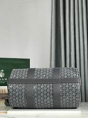 Okify Goyard Barrel 40 Sports Bag In Grey Gray 40x23x23cm  - 6