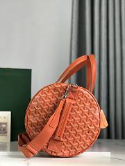 Okify Goyard Barrel 40 Sports Bag In Orange 40x23x23cm  - 5