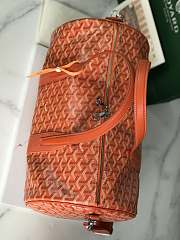 Okify Goyard Barrel 40 Sports Bag In Orange 40x23x23cm  - 6