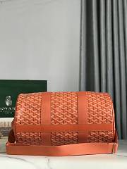 Okify Goyard Barrel 40 Sports Bag In Orange 40x23x23cm  - 3