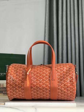 Okify Goyard Barrel 40 Sports Bag In Orange 40x23x23cm 