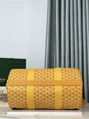 Okify Goyard Barrel 40 Sports Bag In Yellow 40x23x23cm  - 3