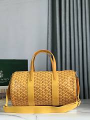 Okify Goyard Barrel 40 Sports Bag In Yellow 40x23x23cm  - 5