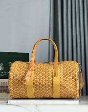 Okify Goyard Barrel 40 Sports Bag In Yellow 40x23x23cm  - 1