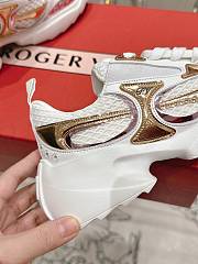 Okify Roger Vivier Viv' On The Run Sneakers In Gold EU35-40  - 5