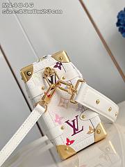 Okify Louis Vuitton LV x TM Side Trunk MM Bag M14046 In White 16x8x23cm  - 4