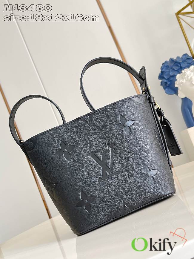 Okify Louis Vuitton All In BB Monogram Empreinte In Black M13480 18x12x16cm - 1