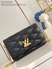 Okify Louis Vuitton GO-14 Bag M13841 In Black 12x5x20cm  - 1