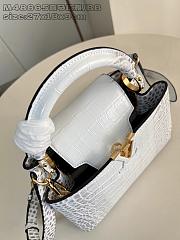 Okify Louis Vuitton BB Capucines In Crocodile Pattern M48865 27x18x9cm  - 4