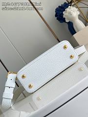 Okify Louis Vuitton Mini Capucines Bag M24673 In White 21x14x8cm - 3