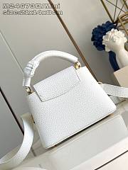 Okify Louis Vuitton Mini Capucines Bag M24673 In White 21x14x8cm - 2