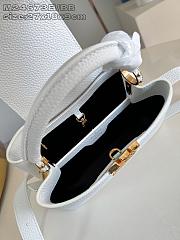 Okify Louis Vuitton BB Capucines Bag M24673 In White 27x18x9cm  - 4