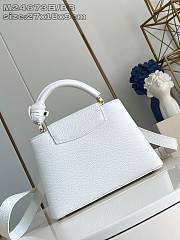 Okify Louis Vuitton BB Capucines Bag M24673 In White 27x18x9cm  - 5