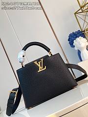 Okify Louis Vuitton BB Capucines Bag M24673 In Black 27x18x9cm  - 1