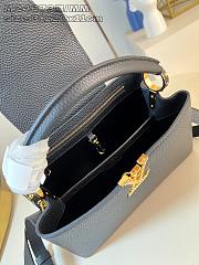 Okify Louis Vuitton MM Capucines Bag M24673 In Black 31x20x11cm  - 2