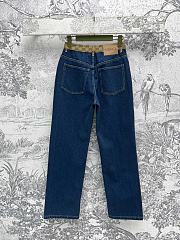 Okify Gucci High Waist Blue Jeans SML  - 4