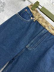 Okify Gucci High Waist Blue Jeans SML  - 2