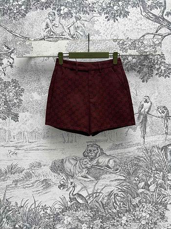 Okify Gucci High Waist Shorts In Red SML 