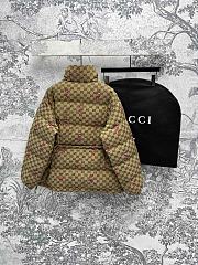 Okify Gucci Stand-up Collar Down Jacket With Snake Pattern SML  - 2