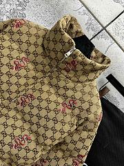 Okify Gucci Stand-up Collar Down Jacket With Snake Pattern SML  - 4