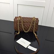 Okify Gucci Marmont Bag In Brown Coffee 22x14x6cm  - 2