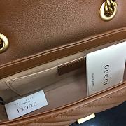 Okify Gucci Marmont Bag In Brown Coffee 22x14x6cm  - 3