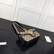 Okify Gucci Marmont Canvas Bag With Black Border 22x14x6cm  - 2