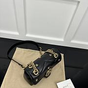 Okify Gucci Marmont Bag In Black With Small Logos 22x14x6cm - 2