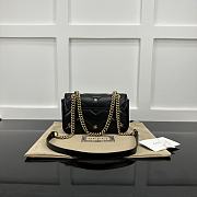 Okify Gucci Marmont Bag In Black With Small Logos 22x14x6cm - 5