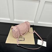 Okify Gucci Marmont Bag In Full Of Pink 22x14x7cm - 4