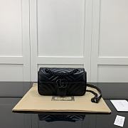 Okify Gucci Marmont Bag In Full Of Black 22x14x7cm - 1