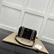 Okify Gucci Marmont Bag In Black Velvet With Small Logos 22x14x6cm - 4