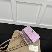 Okify Gucci Marmont Bag In Shiny Light Pink 22x14x6cm  - 5