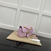 Okify Gucci Marmont Bag In Shiny Light Pink 22x14x6cm  - 3