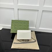 Okify Gucci Dionysus Super Mini Bag In White 17.5x11x6.5cm  - 5