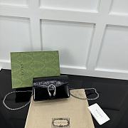 Okify Gucci Dionysus Super Mini Bag In Black 17.5x11x6.5cm  - 1