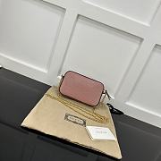 Okify Gucci Super Mini Shoulder Envelope Bag In Pink 18x11x4cm  - 5