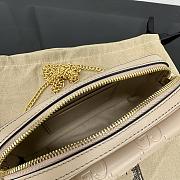 Okify Gucci Super Mini Shoulder Envelope Bag In Beige 18x11x4cm  - 2